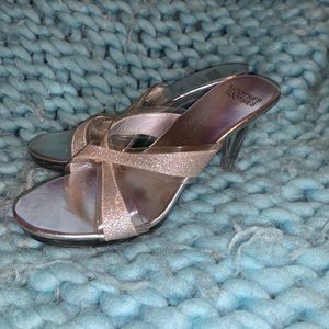 Silver heeled slides